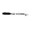 BESPORTBLE 3-Piece 1 m Kids' Mini Telescopic Fiberglass Fishing Rod Set, Black, Cork Handle view 4