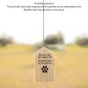 HERCHR Pet Memorial Wind Chimes for Outdoors view 3