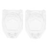 SOLUSTRE 2-Pack Transparent PC Push-Button Guards for Emergency Stop Buttons view 1