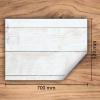 DarHaus Stovetop Cover for Ceramic Cooktops, White, 70 x 52 cm view 2