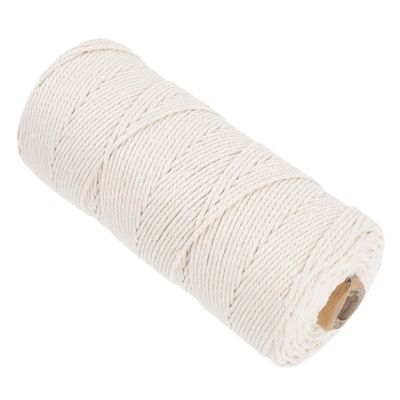 Mikinona 1-Roll Cotton Cord for Macramé and Crafts