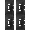 Zerodeko Blank Cassettes, 4-Pack, Matte Black view 1