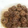 HOLIDYOYO Decorative Rattan Balls, 10-Piece Brown Set view 3