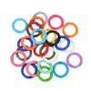 Operitacx 72-Piece Round Spring Rings for Keychains and DIY Bags view 1