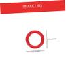 Operitacx 72-Piece Round Spring Rings for Keychains and DIY Bags view 2