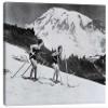 Posterlounge Skiing in a Swimsuit, 1930 Canvas Print view 1