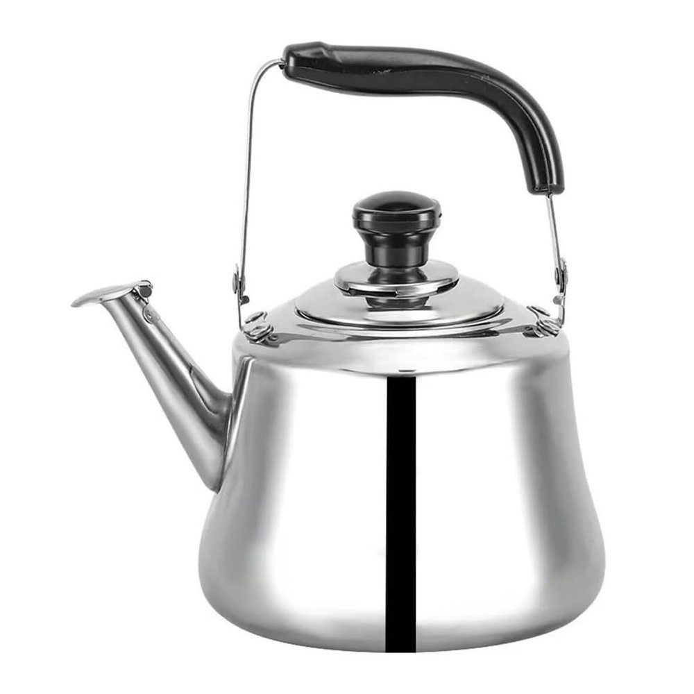 Stainless Steel Whistling Tea Kettle with Infuser, 1 L, Color A