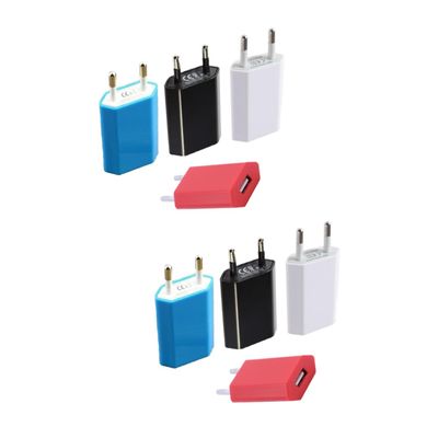 jojofuny 2-Pack USB Wall Charger Adapters, Universal EU Plug