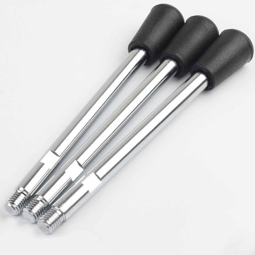 3 Milling Machine Handles, M12 x 210 mm, for Drill Presses and Milling Machines