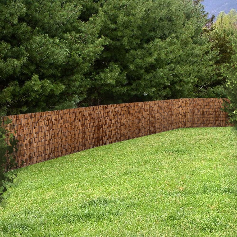 MMleYN Premium Reed Privacy Screen, 110 × 400 cm