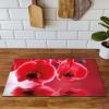 DarHaus One-Piece Stove Cover, Induction Cooktop Protector, Roll-Up Vinyl Mat, 90 x 52 cm, Red Orchid view 3