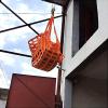 Stone Lifting Net - Load-Securing Net, Lifting Straps for Hoisting Equipment, Pallet Cargo Net, Cargo Suspension Net, Safety Lifting Net Straps, Capacity: 0.33 t, Square Mesh, Orange (Size: 2 x view 4