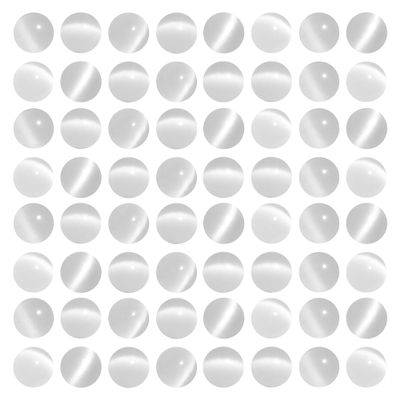MJDCB 35-Piece White Cat’s-Eye Beads, 10 mm Round Loose Crystal Beads for Jewelry Making