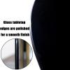 Round Black Tempered Glass Tabletop, 98 cm (39 in) view 3