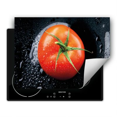 DarHaus Stovetop Cover 80 x 52 cm, Black - Tomatoes