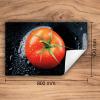 DarHaus Stovetop Cover 80 x 52 cm, Black - Tomatoes view 2
