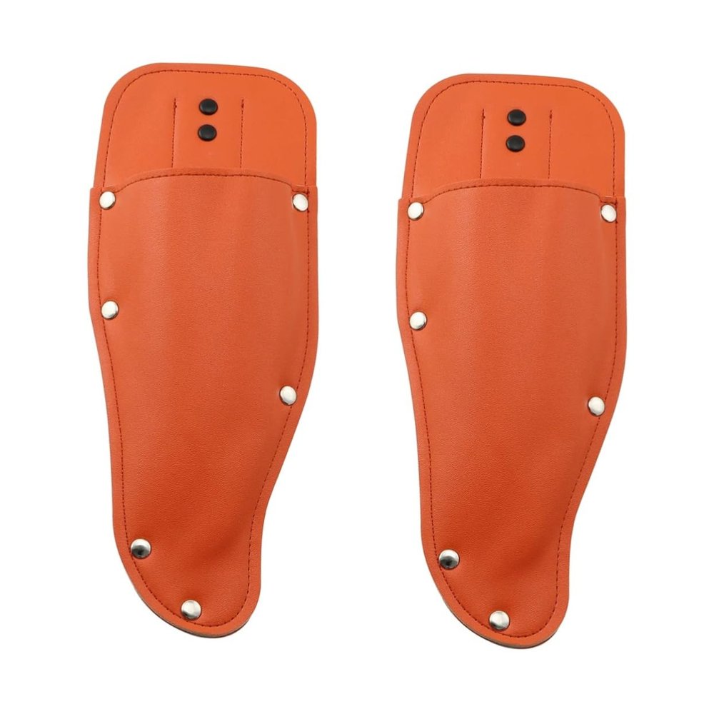 Kisangel 2-Piece Leather Garden Pruner Sheaths with Belt Clips