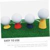 Sosoport 10-Piece Rubber Golf Tee Holder Set, Replaceable Bases for Winter and Beginners view 2