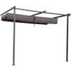 Wall-Mounted Pergola with Retractable Roof, 3 x 4 m, Anthracite Gray view 4