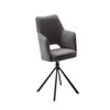 möbelando LUZON Armchair (Set of 2) in Anthracite – 61 x 85 x 61 cm (W x H x D) view 2