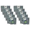 vhbw 10-Pack Label Tape Cassettes Compatible with Brother PT 1130 view 1