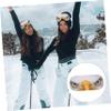 Sosoport 3-Piece Ski Goggle Set for Men, Outdoor Sports, Scratch-Resistant Goggle Case and Strap Cover view 3