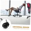 Office Chair Casters, 4-Piece, PU and Nylon, Quiet and Smooth-Rolling view 3
