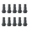 HAF 10-Pack PVC Pressure Hose Barb, 32/38 mm x 1 1/2 in. Male Thread, Gray PVC-U, PN16 view 1