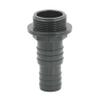 HAF 10-Pack PVC Pressure Hose Barb, 32/38 mm x 1 1/2 in. Male Thread, Gray PVC-U, PN16 view 2