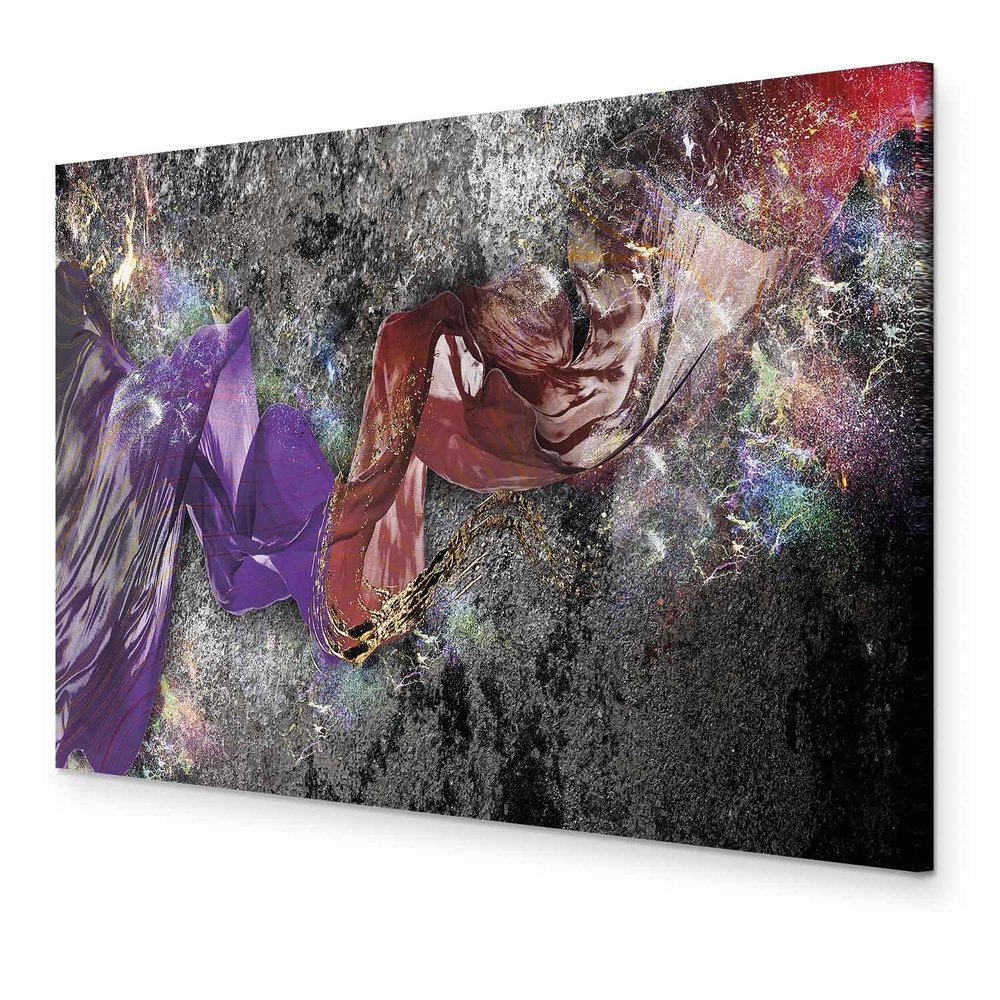 B&D XXL – Gel-Texture Canvas Wall Art, 120 x 80 cm, 1-Piece, Modern