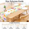 Odot Easter Jute Table Runner with Bunny Spring Decor, 33 x 90 cm, Color I view 2