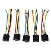 5-Piece 5-Pin Cable Relay Socket Wiring Harness Connector, DC 12V for Cars view 1