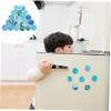 20 Round Crystal Glass Refrigerator Magnets with Ocean Designs view 2