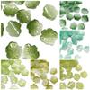 50 Lotus Leaf Glass Beads, 20 x 22 mm, Mixed Colors view 1