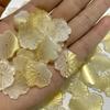 50 Lotus Leaf Glass Beads, 20 x 22 mm, Mixed Colors view 2