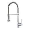Spring Kitchen Faucet, Dual-Mode Hot and Cold Water Sink Faucet, Black view 4