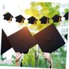 Amosfun 3-Piece Graduation Cap Garland with Black Tassel Banner view 4