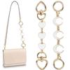 Chewarelly Purse Chain Extenders, White Moon and Heart, 2-Pack view 1