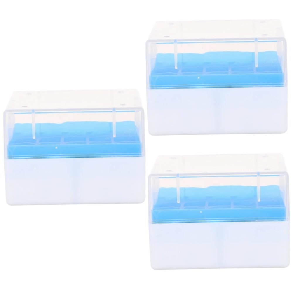 Gatuida 6-Piece Cryovial Storage Box with Compartments, Random Colors
