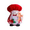 Kliplinc Red Chef Gnome Doll, Stuffed Dwarf Toy Ornament, Style B view 1