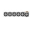 Dostear Self-Adhesive Wall Border, Black Fan-Shaped, 10 cm x 240 cm view 1