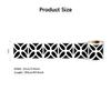 Dostear Self-Adhesive Wall Border, Black Fan-Shaped, 10 cm x 240 cm view 2