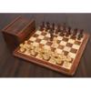 RoyalChessMall 8.4 cm Taj Mahal Staunton Chess Set - Chess Pieces Only - Rosewood & Boxwood view 2