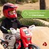12V Kawasaki Electric Motorcycle for Kids Ages 3–6, Officially Licensed, Foot Pedal, Automatic Brake, Training Wheels, Motocross Design | INJUSA view 4