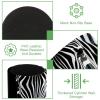Makeup Brush Holder and Desk Pen Organizer, African Zebra view 2