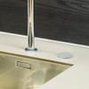 Plastic Sink Hole Covers, 2-Pack, Silver, for Kitchen Faucet Holes view 2