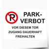 Indigos UG Private Parking Sign – Keep Gate Clear, 210 × 148 mm view 1