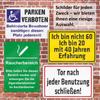 Indigos UG Private Parking Sign – Keep Gate Clear, 210 × 148 mm view 3