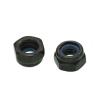 BMPAALN DIN 985 Black Carbon Steel Hex Lock Nut, Nylon Self-Locking Slip Nut (M3, 50 pcs) view 1