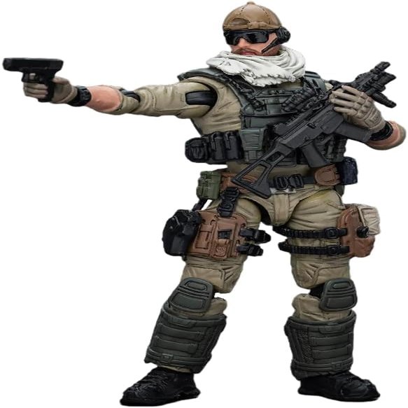 JoyToy 1:18 U.S. Army Delta Assault Squad Support Gunner Action Figure, 10.6 cm